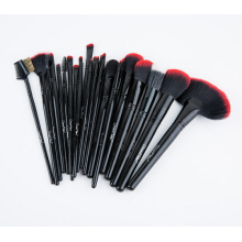 Custom Logo Black 24PCS Makeup Brush Set Cosmetic